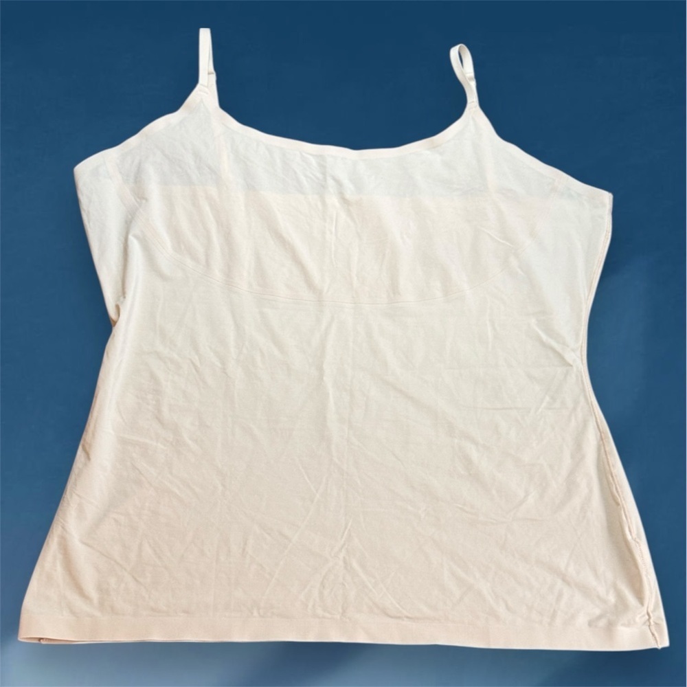 NWOT Spanx Plus Women's Cream Adjustable-Strap Shapewear Camisole est sz 2X